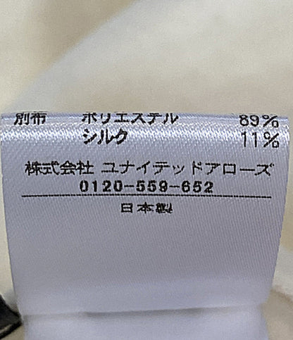 Drawer 長袖ウールシャツ ギャザーカラーロングスリーブブラウス 6512-2-000003 レディース SIZE 1 ドゥロワー