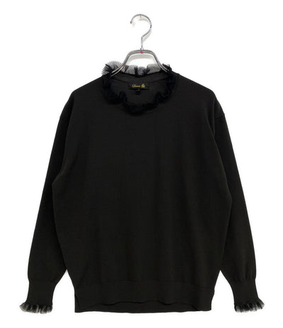 Drawer 16G ネックフリル ロングスリーブニット レディース SIZE 1 ドゥロワー