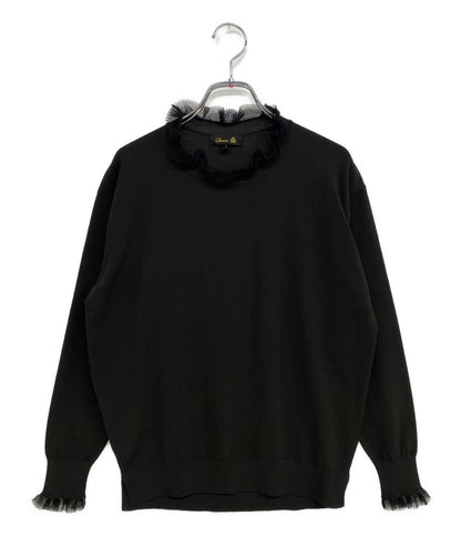 Drawer 16G ネックフリル ロングスリーブニット レディース SIZE 1 ドゥロワー