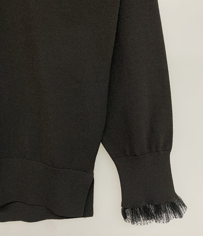 Drawer 16G ネックフリル ロングスリーブニット レディース SIZE 1 ドゥロワー