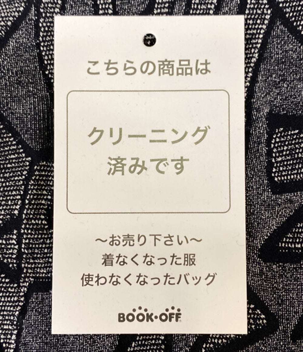 me ISSEY MIYAKE ノースリーブワンピース 総柄 グレ- MI94-KT332-17 レディース SIZE - ミー イッセイミヤケ