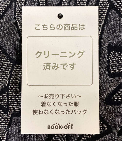 me ISSEY MIYAKE ノースリーブワンピース 総柄 グレ- MI94-KT332-17 レディース SIZE - ミー イッセイミヤケ