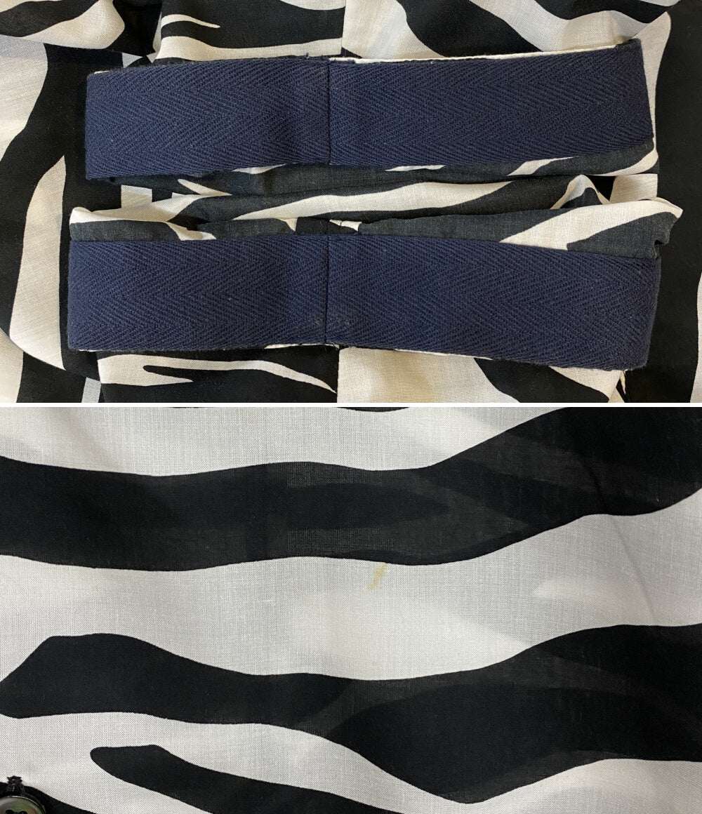 sacai 20-02256M オープンカラー半袖シャツ ゼブラ 2020SS メンズ SIZE 2 サカイ