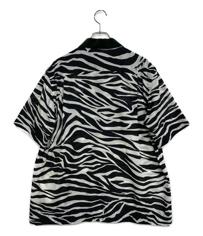 sacai 20-02256M オープンカラー半袖シャツ ゼブラ 2020SS メンズ SIZE 2 サカイ