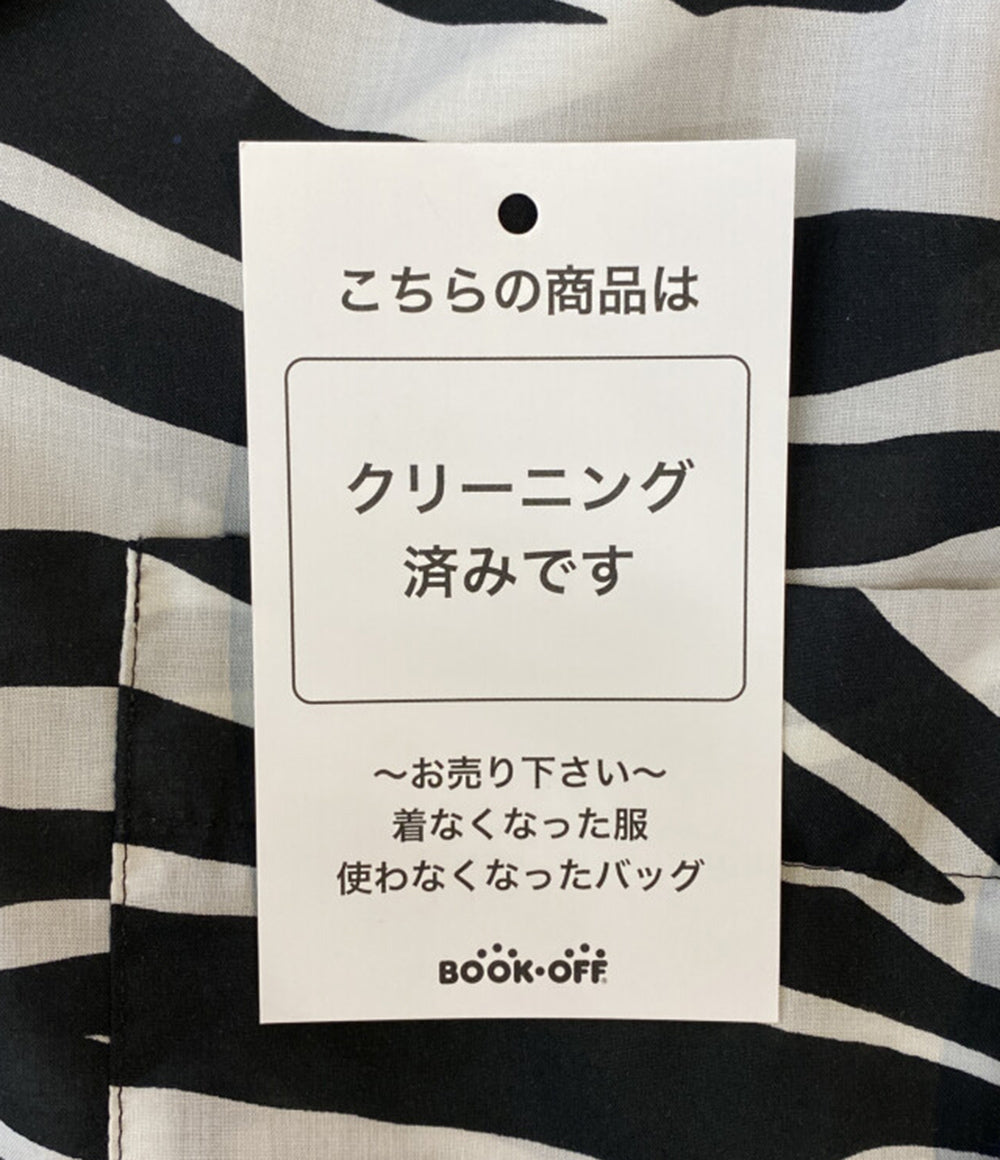 sacai 20-02256M オープンカラー半袖シャツ ゼブラ 2020SS メンズ SIZE