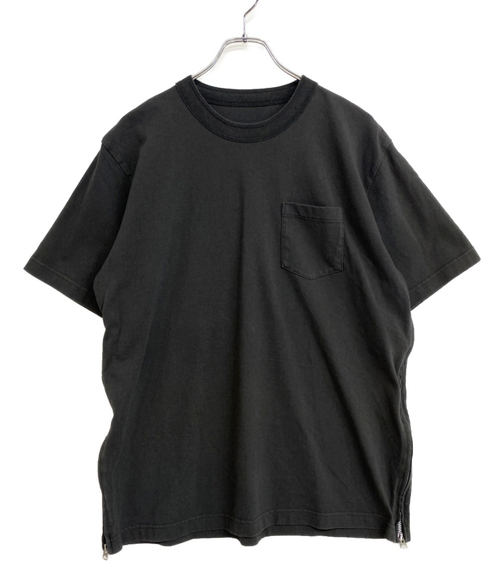 sacai サカイ　ゼブラ　半袖シャツ　ブラック　美品 sacai 20-02256M オープンカラー半袖シャツ ゼブラ 2020SS メンズ SIZE