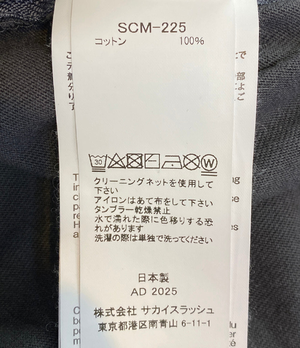 sacai 半袖Ｔシャツ SCM-225 Side Zip Cotton T-Shirt メンズ SIZE 4 サカイ