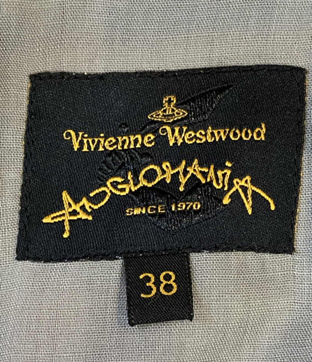 VIVIENNE WESTWOOD ノースリーブワンピース ANGLOMANIA チェック柄 レディース SIZE 38 ヴィヴィアンウエストウッド