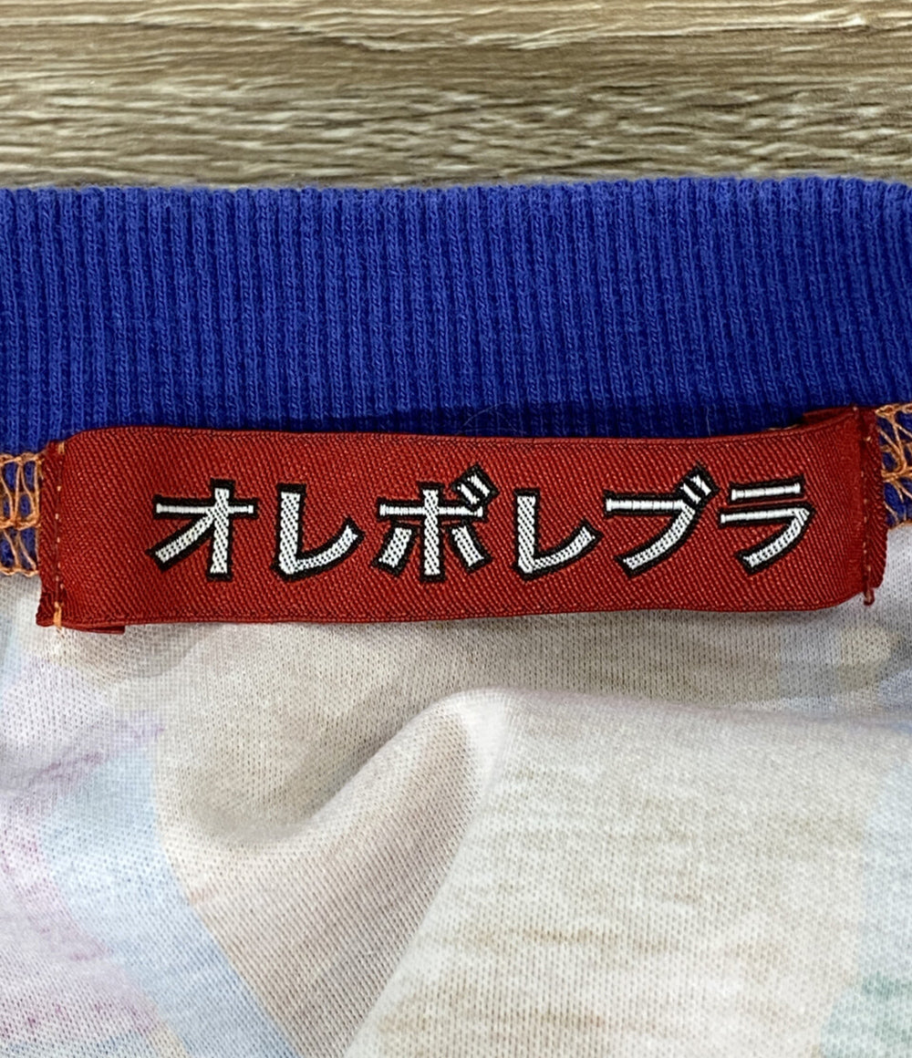 オレボレブラ 長袖Ｔシャツ アニマル柄 オレンジ」×グリーン 332510 レディース SIZE - オレボレブラ