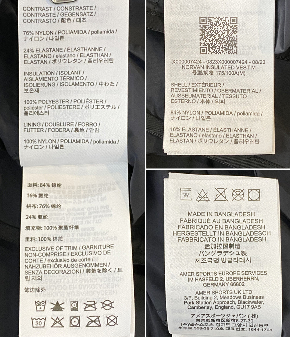 ARC’TERYX ベスト ナイロンベスト メンズ SIZE M アークテリクス