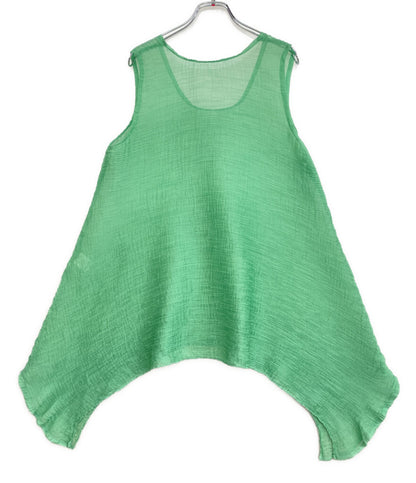 me ISSEY MIYAKE ノースリーブワンピース MI01FK921 グリーン レディース SIZE - ミー イッセイミヤケ