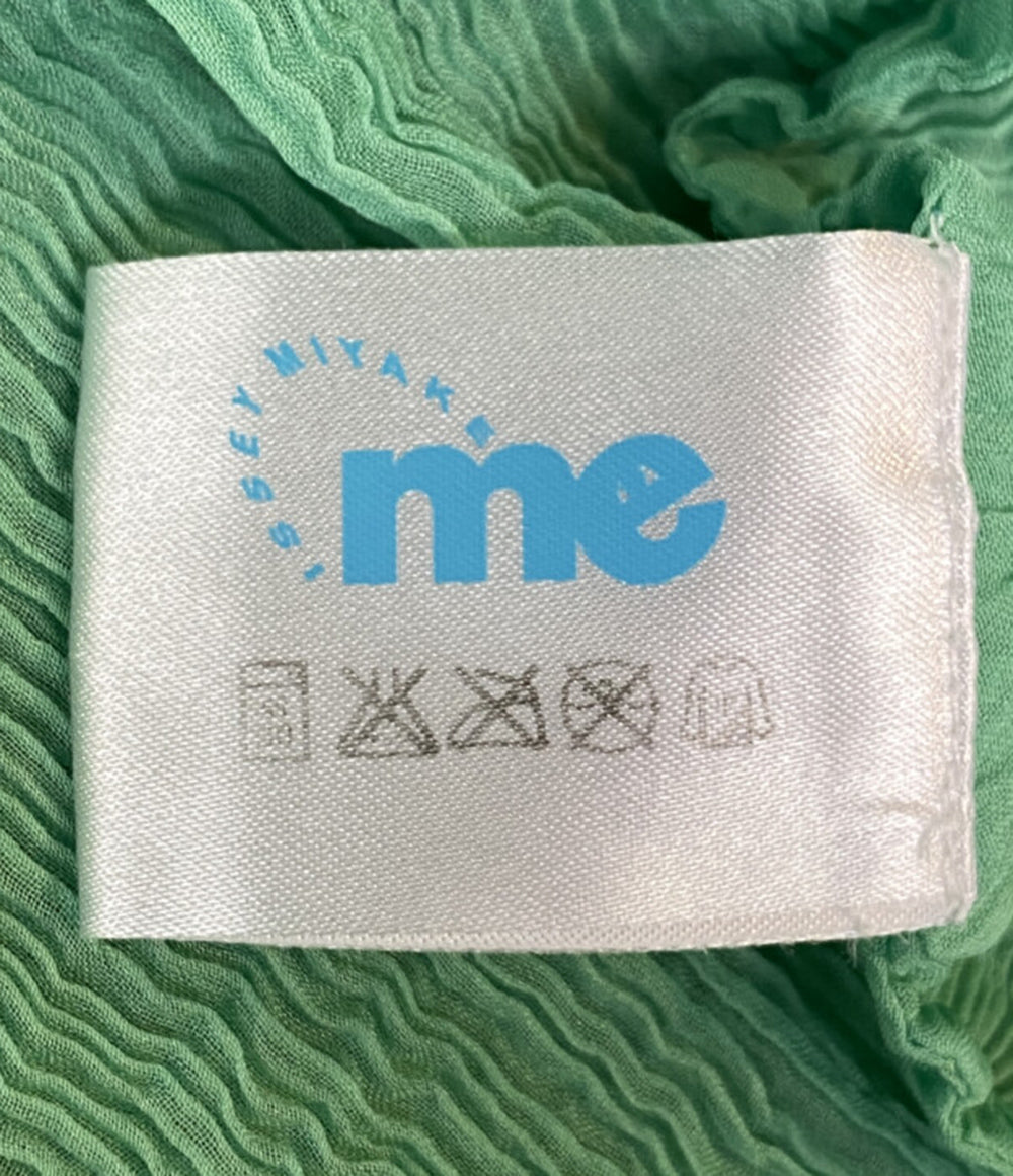 me ISSEY MIYAKE ノースリーブワンピース MI01FK921 グリーン レディース SIZE - ミー イッセイミヤケ