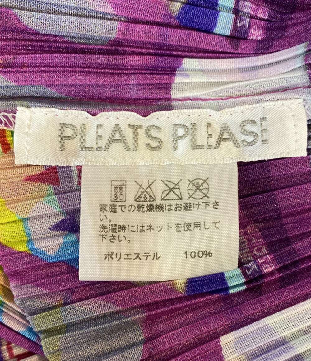 PLEATS PLEASE ノースリーブワンピース PP83-JH514 パープル wash レディース SIZE 3 プリーツプリーズ