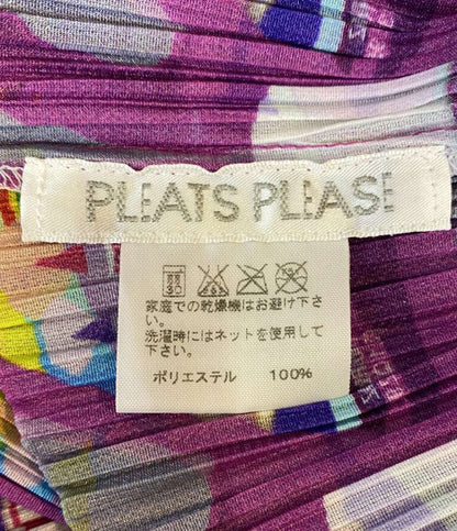 PLEATS PLEASE ノースリーブワンピース PP83-JH514 パープル wash レディース SIZE 3 プリーツプリーズ