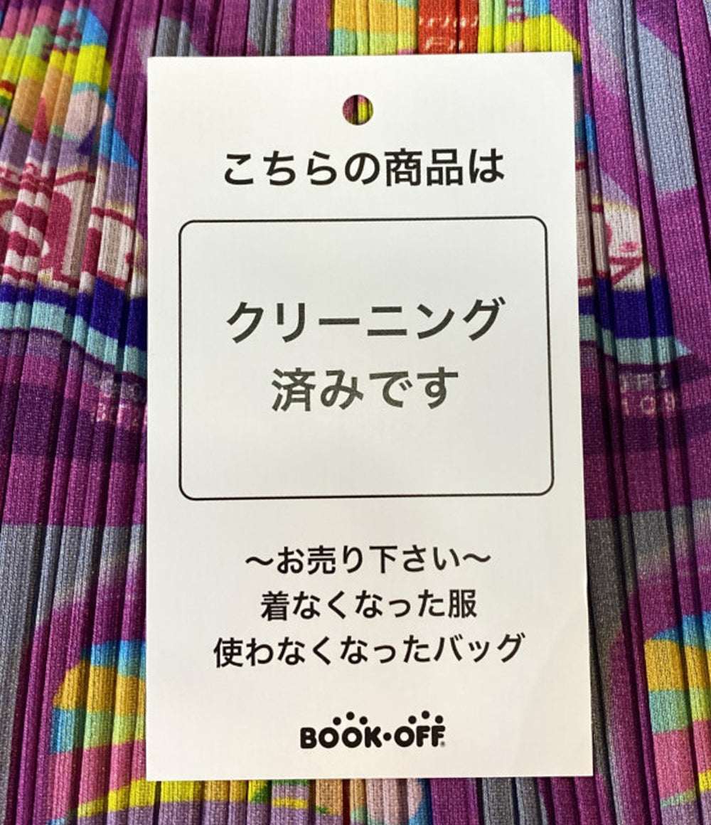 PLEATS PLEASE ノースリーブワンピース PP83-JH514 パープル wash レディース SIZE 3 プリーツプリーズ