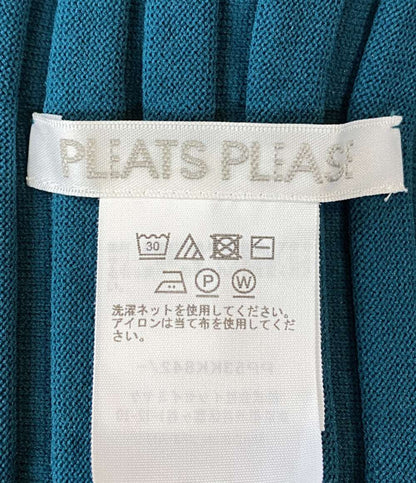 PLEATS PLEASE カットソー ターコイズグリーン BOUNCE KNIT PP53KK842 レディース SIZE - プリーツプリーズ