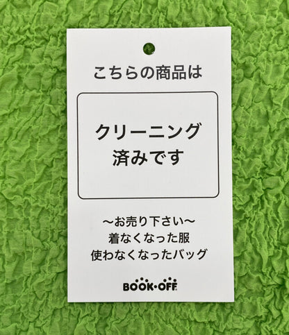 ISSEY MIYAKE 長袖ブラウス グリーン MI12FK918 レディース SIZE - イッセイミヤケ