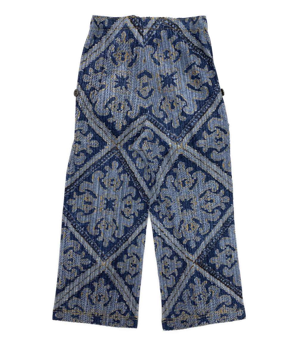 PLEATS PLEASE パンツ 総柄 PP91-JF561 レディース SIZE 3 プリーツプリーズ
