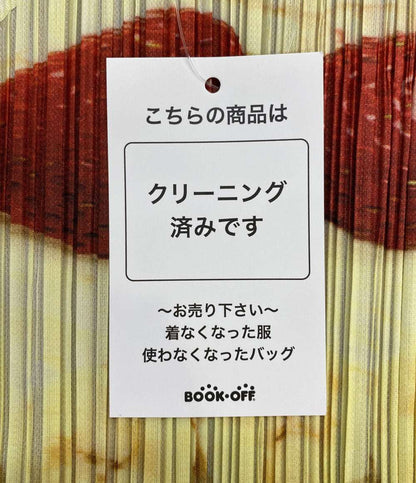 美品 PLEATS PLEASE 半袖カットソー フルーツ PP23-JK811 レディース SIZE 3 プリーツプリーズ