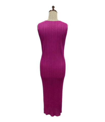 Pleats Please ノースリーブワンピース ピンク PP55-JH910 レディース SIZE 3 プリーツプリーズ