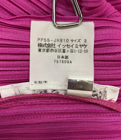 Pleats Please ノースリーブワンピース ピンク PP55-JH910 レディース SIZE 3 プリーツプリーズ