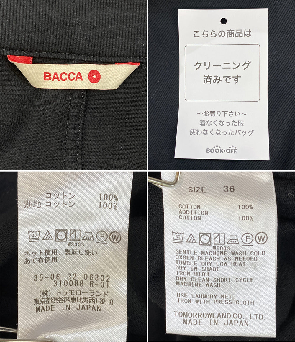 BACCA つなぎ ジャンプスーツ コットンピケコンビネゾン レディース SIZE 36 バッカ