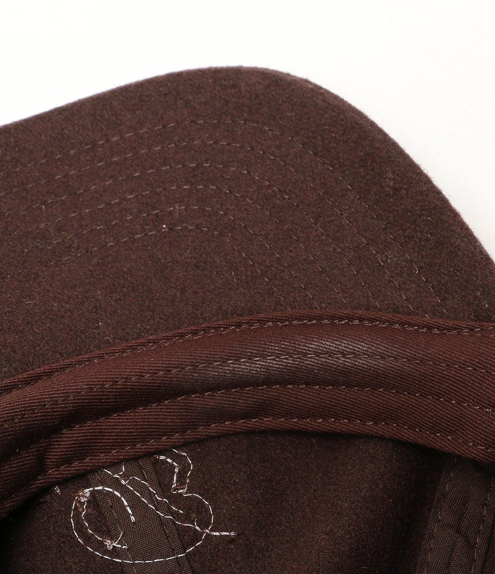MADISONBLUE キャップ ブラウン パールビーズ レディース SIZE ONE SIZE マディソンブルー