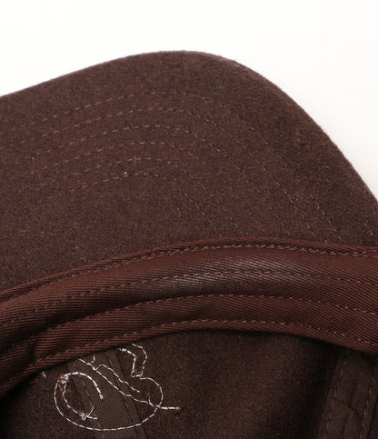 MADISONBLUE キャップ ブラウン パールビーズ レディース SIZE ONE SIZE マディソンブルー