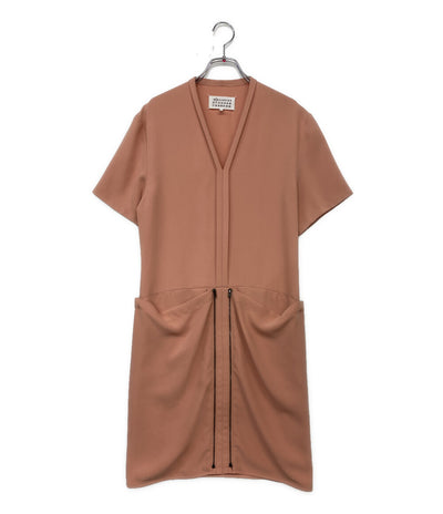 Maison Margiela 半袖ワンピース サーモンピンク 2015SS レディース SIZE 40 メゾンマルジェラ