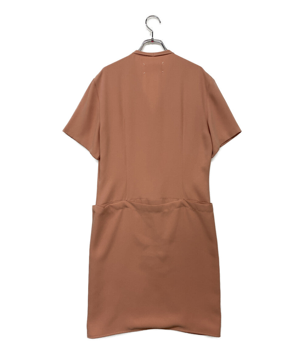Maison Margiela 半袖ワンピース サーモンピンク 2015SS レディース SIZE 40 メゾンマルジェラ