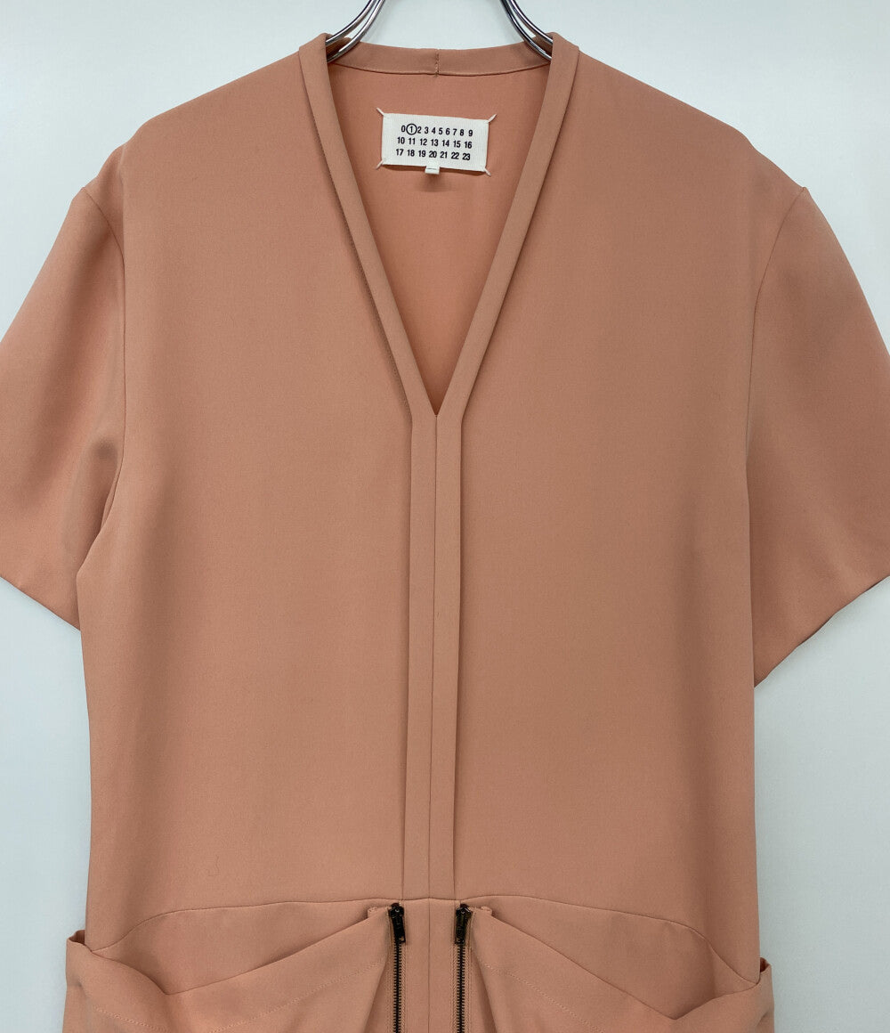 Maison Margiela 半袖ワンピース サーモンピンク 2015SS レディース SIZE 40 メゾンマルジェラ