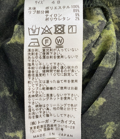 TOGA VIRILIS トーガビリリース 半袖Ｔシャツ 23ss シアー マーブル グリーン メンズ SIZE 48