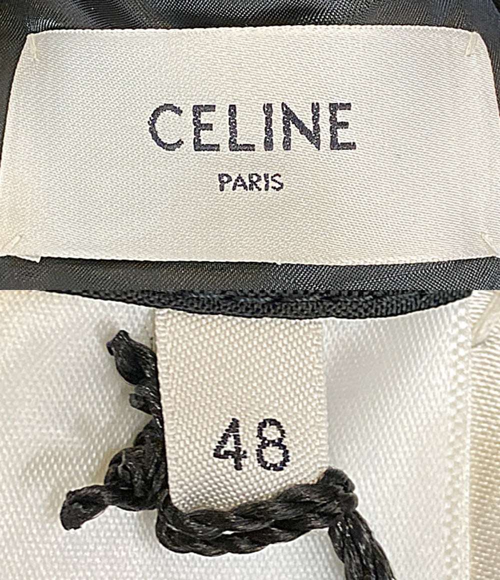 美品 CELINE テーラードジャケット スモーキング 25ZY4120D メンズ SIZE 48 セリーヌ