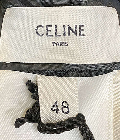 美品 CELINE テーラードジャケット スモーキング 25ZY4120D メンズ SIZE 48 セリーヌ