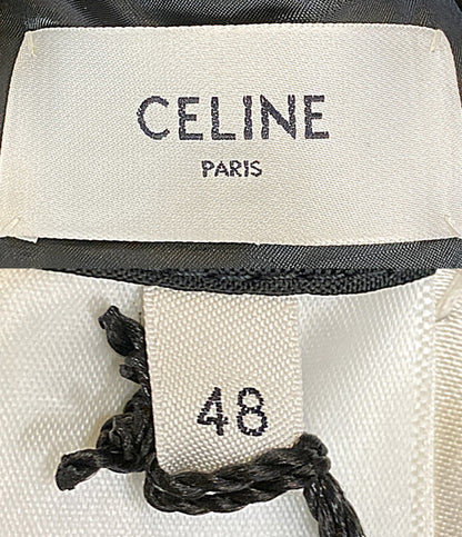 美品 CELINE テーラードジャケット スモーキング 25ZY4120D メンズ SIZE 48 セリーヌ