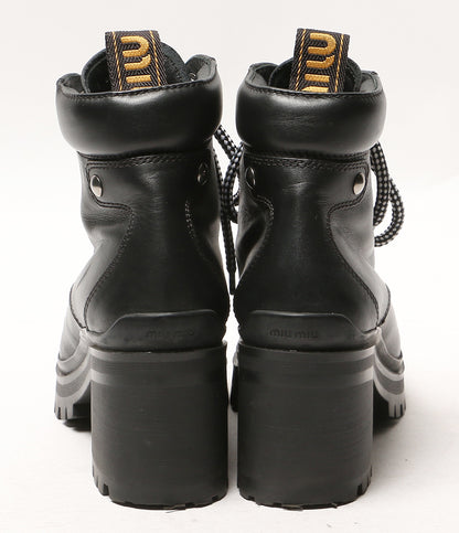 MIU MIU レースアップブーツ レディース SIZE 38 ミュウ ミュウ