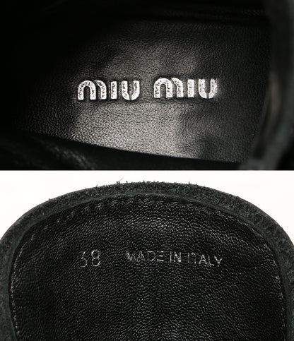 MIU MIU レースアップブーツ レディース SIZE 38 ミュウ ミュウ