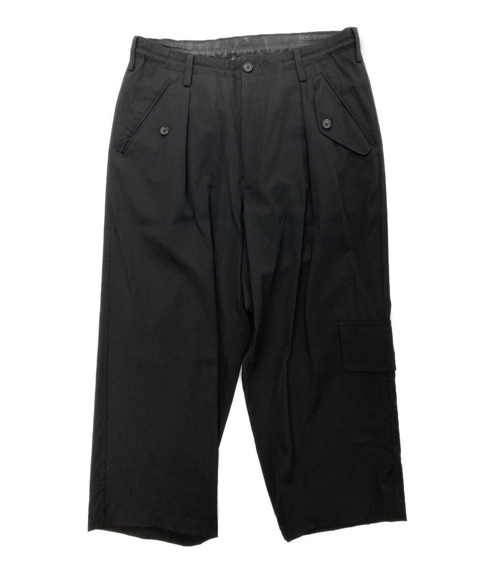 美品 YOHJI YAMAMOTO POUR HOMME 袴パンツ WOOL GABARDINE HAKAMA