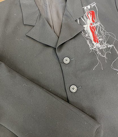 美品 YOHJI YAMAMOTO POUR HOMME テーラードジャケット 25-26AW HM-J30-114 メンズ SIZE 3 ヨウジヤマモトプールオム