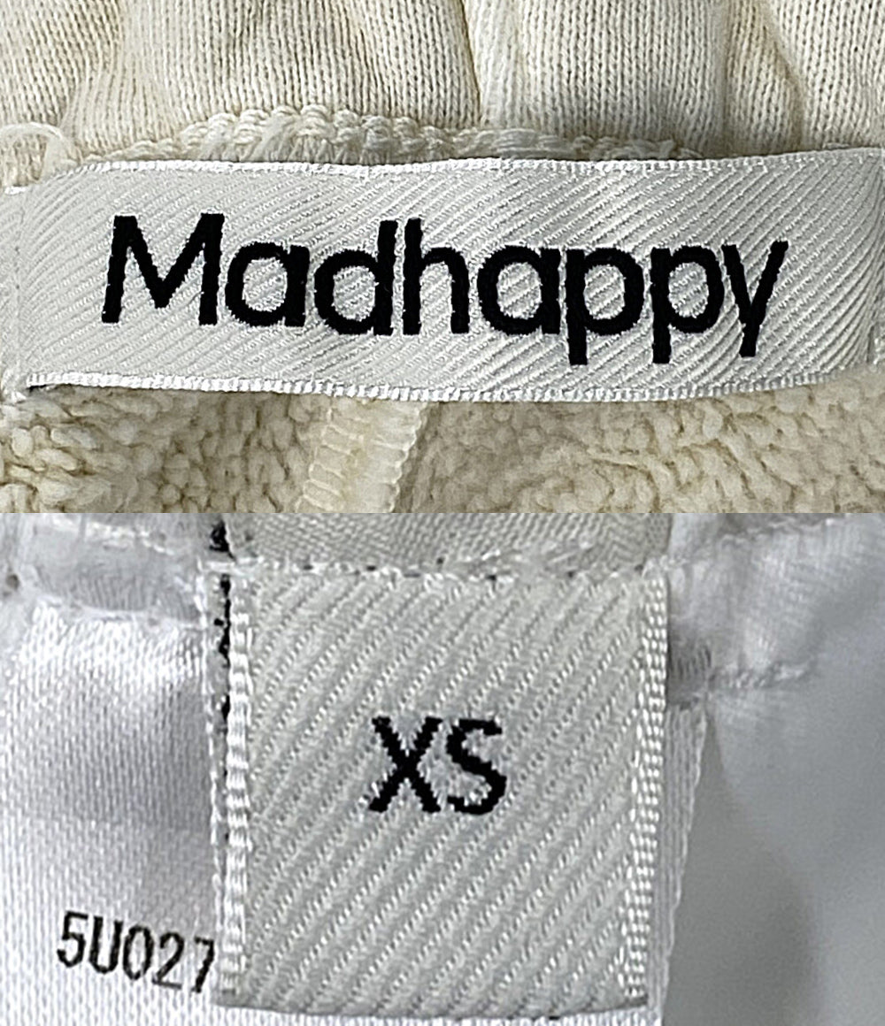 美品 MADHAPPY マッドハッピー パンツ スウェット オフホワイト SU027M223-WTC-XS レディース SIZE XS