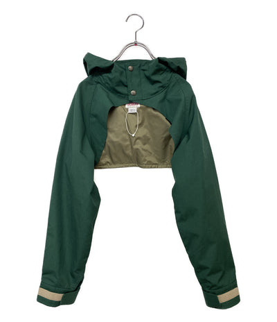 美品 SIERRA DESIGNS マウンテンパーカー 1384 グリーン ショート丈 レディース SIZE M シェラデザイン