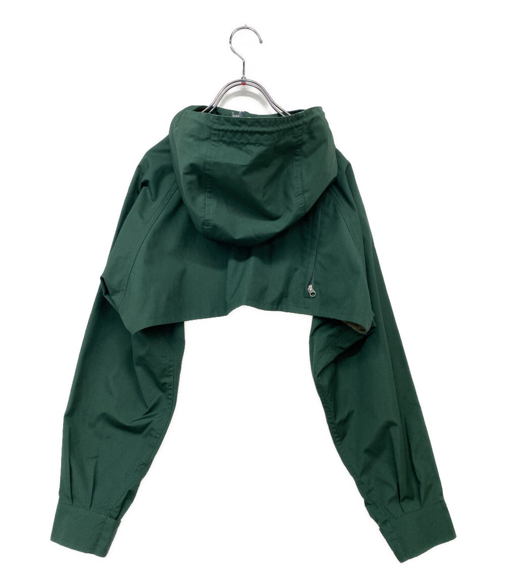 美品 SIERRA DESIGNS マウンテンパーカー 1384 グリーン ショート丈 レディース SIZE M シェラデザイン