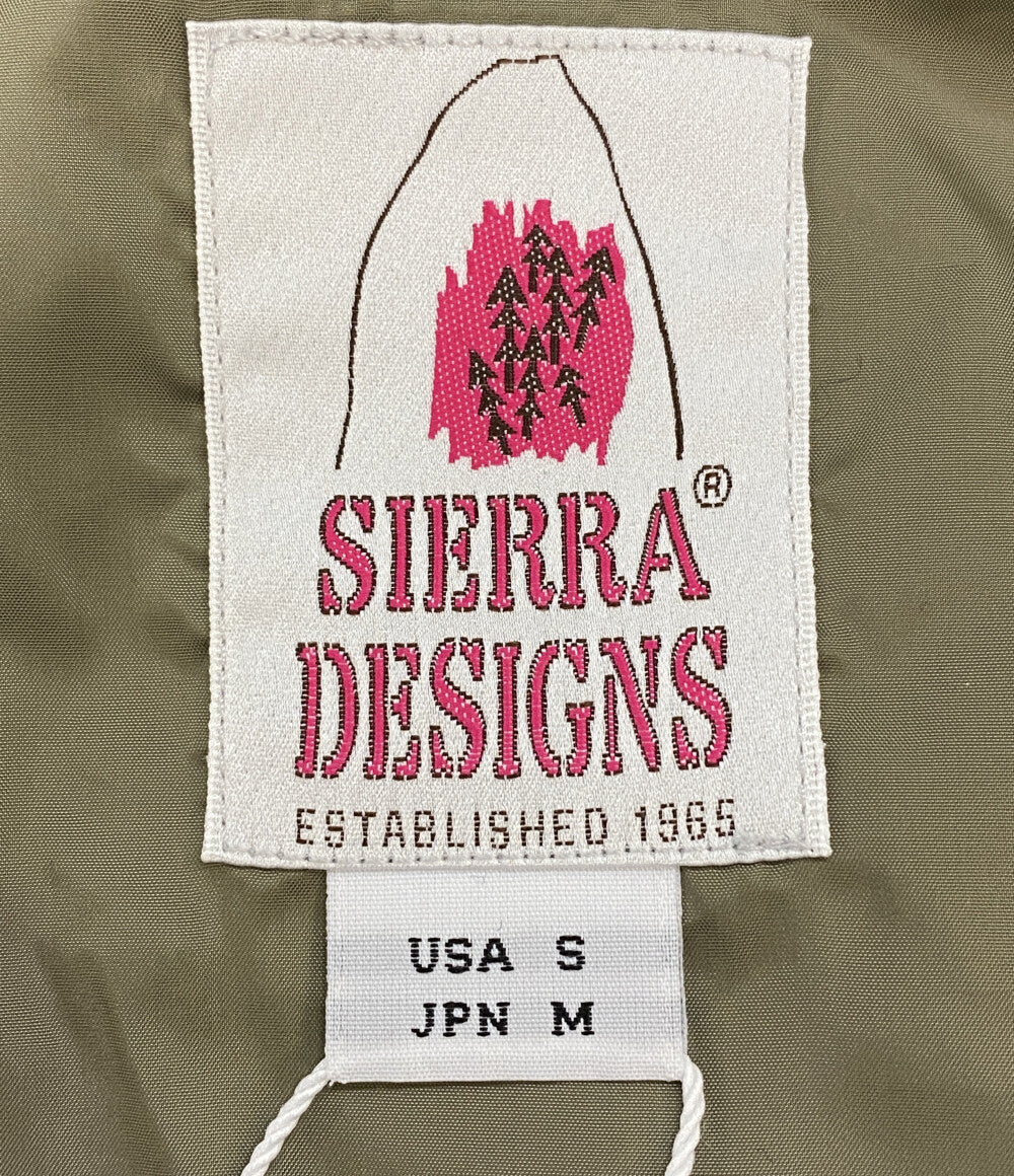 美品 SIERRA DESIGNS マウンテンパーカー 1384 グリーン ショート丈 レディース SIZE M シェラデザイン