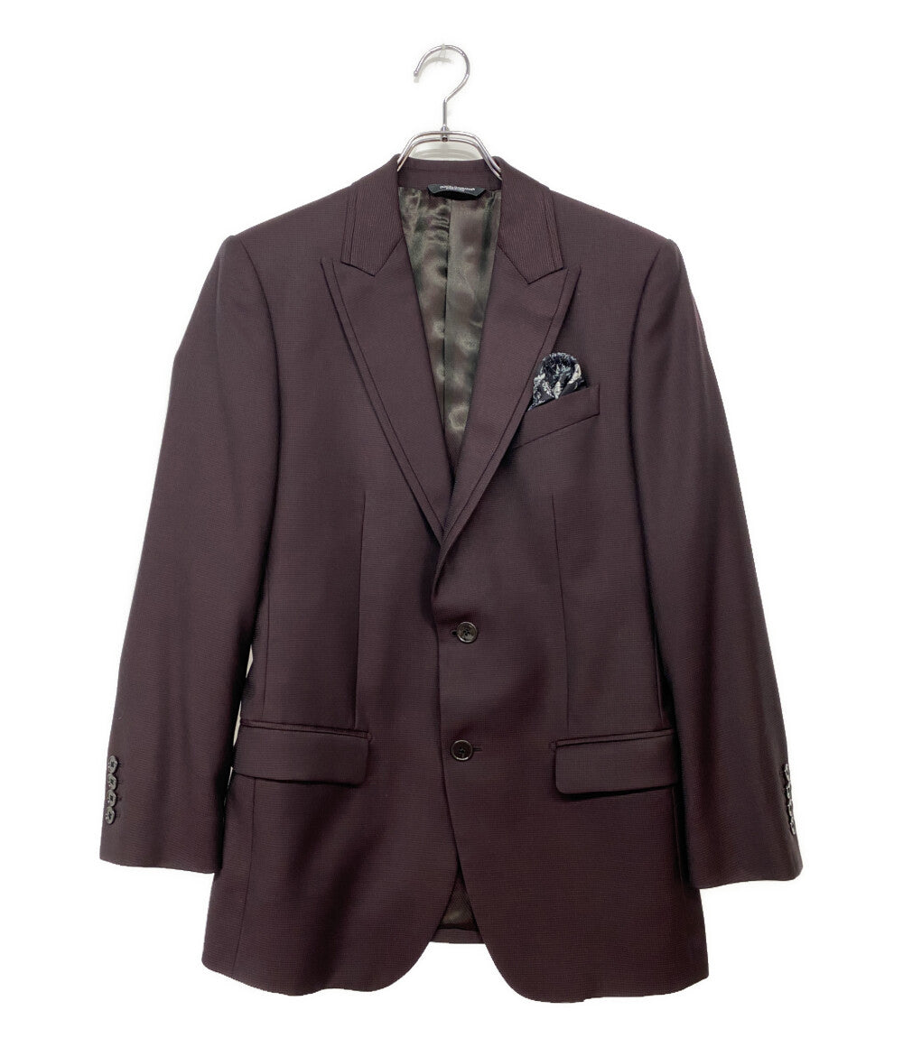 DOLCE & GABBANA テーラードジャケット G2FH5T ボルドー系 メンズ SIZE 44 ドルチェアンドガッバーナ