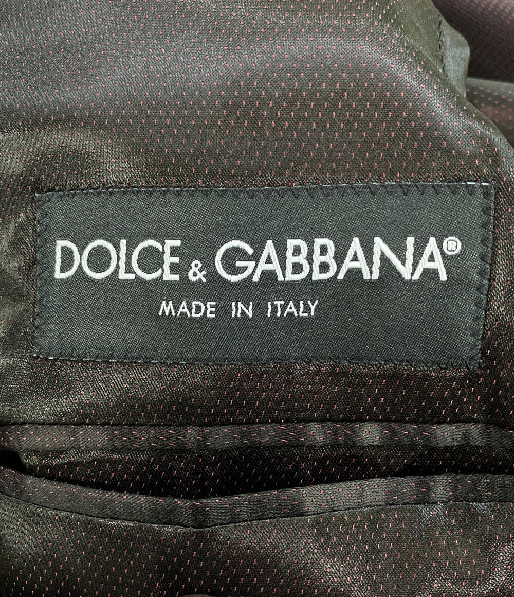 DOLCE & GABBANA テーラードジャケット G2FH5T ボルドー系 メンズ SIZE 44 ドルチェアンドガッバーナ