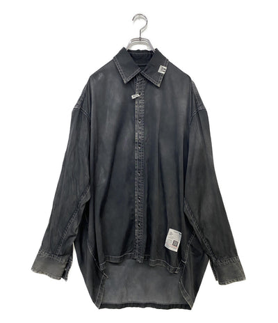 Maison MIHARA YASUHIRO 長袖シャツ K14SH371 ブラック メンズ SIZE 38 メゾン ミハラヤスヒロ
