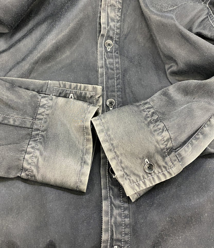 Maison MIHARA YASUHIRO 長袖シャツ K14SH371 ブラック メンズ SIZE 38 メゾン ミハラヤスヒロ