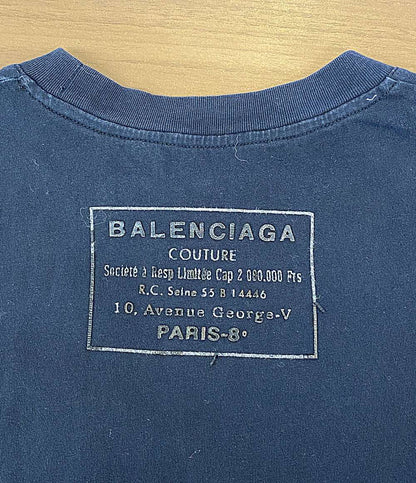 BALENCIAGA 半袖Ｔシャツ 背中ロゴ ブラック系 メンズ SIZE M バレンシアガ