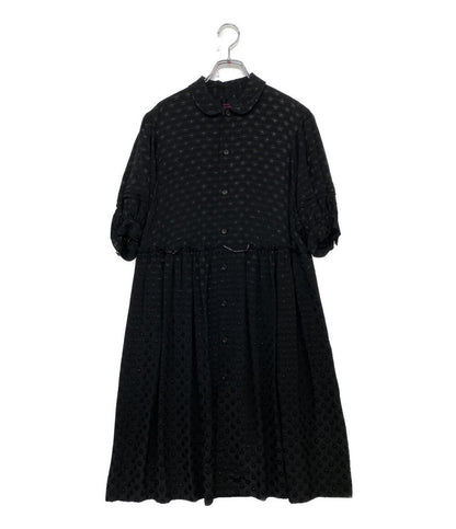 tricot COMME des GARCONS トリコ コム デ ギャルソン 半袖ワンピース TM-O203 レディース SIZE M
