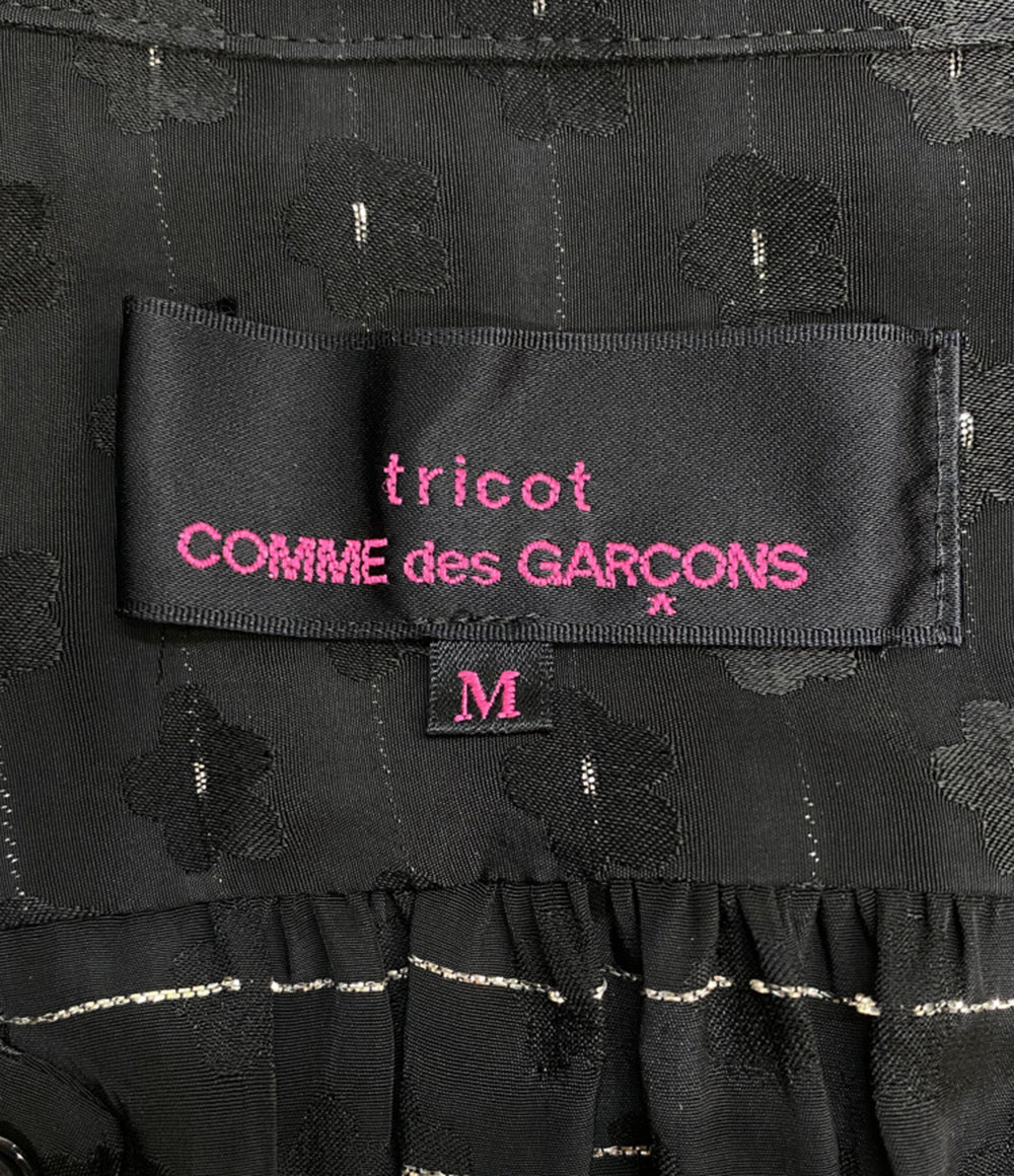tricot COMME des GARCONS トリコ コム デ ギャルソン 半袖ワンピース TM-O203 レディース SIZE M